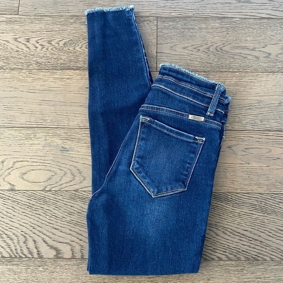 KanCan Distressed Frayed Hem Skinny Ankle Jeans - Picture 4 of 10